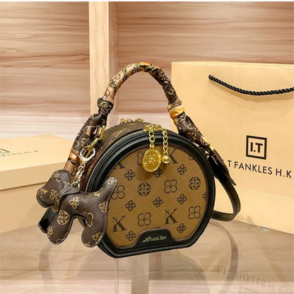 Women's handbag 2025 autumn and winter new item, high-end and high designer single shoulder crossbody bag, light luxury small