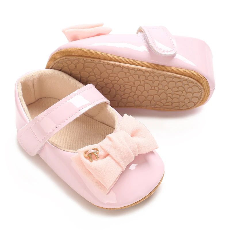 Baby girl princess shoes birthday shoes 0-18 months baby walking shoes bow fashion sweet