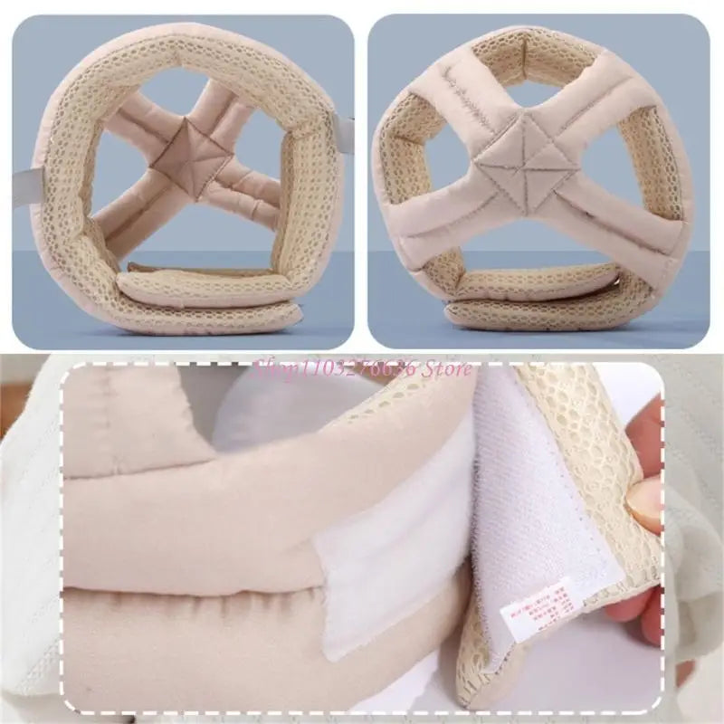 R6FD Baby Head Protections Helmets Toddler Head Safety Gear Protective Helmets Gift