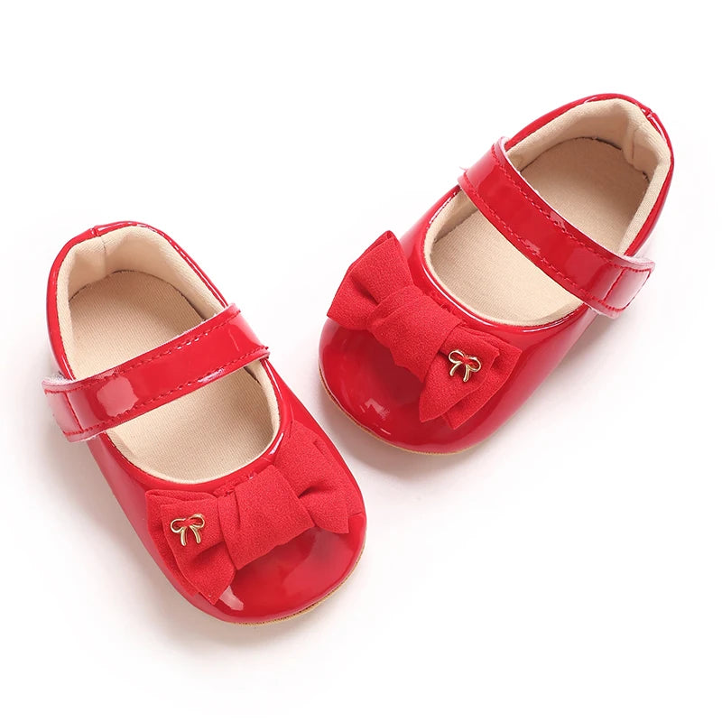 Baby girl princess shoes birthday shoes 0-18 months baby walking shoes bow fashion sweet
