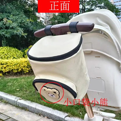 Baby Strolle Saddlebag Cute Baby Carriage Waterproof Feeding Bottle Children Diapers Organizers Stroller Storage Bag Accessories