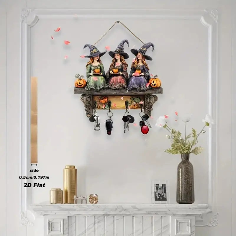 2025 New Exquisite Halloween Wooden Christmas Decor Home Ornaments Holiday Gift Set For Indoor Outdoor Festive Decorations