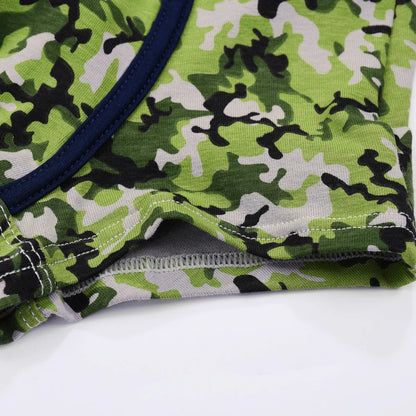 5 pieces/set of boys' cute boxer briefs cotton comfortable underwear