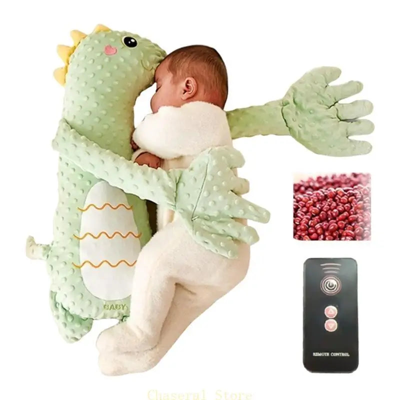 Baby Sleep Aid Mood Comforting Hand Toy for Infant and Toddler with 3-gear Adjustable Patting Speed and Cartoon Look