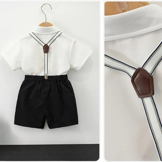 Boys Summer Suit Kids Graduation Performance Blazer Set Flower Boy Wedding Tuxedo Toddler Birthday Party Outfits 2 4 6 8 Years