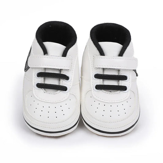 Newborn Baby Shoes Boy Girl Sport Rubber PU Leather Multi-Color First Walker Casual Sneakers Baptism Shoes 0-18M