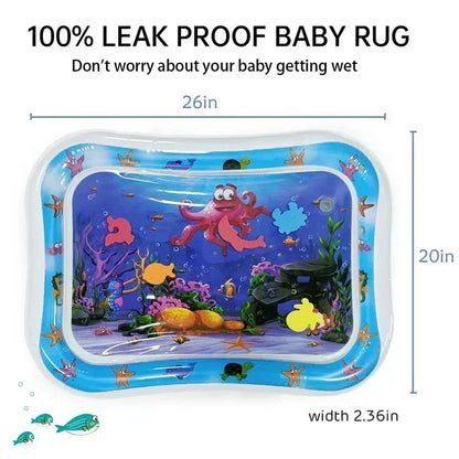 Baby Water Play Mat PVC Inflatable Cushion Infant Tummy Time Summer Toddler Water Pad Kids Early Education Developing Toys Gift