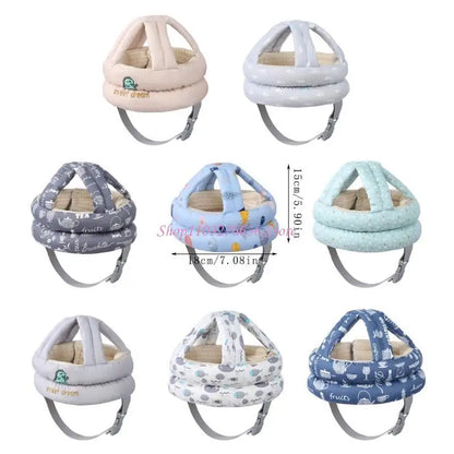 R6FD Baby Head Protections Helmets Toddler Head Safety Gear Protective Helmets Gift