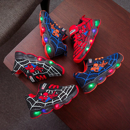 Children Luminous Shoes For Boys Gilrs New LED Lighted Soft Spring Baby Kids Sneakers Infant Tennis Breathable