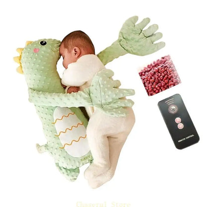 Baby Sleep Aid Mood Comforting Hand Toy for Infant and Toddler with 3-gear Adjustable Patting Speed and Cartoon Look