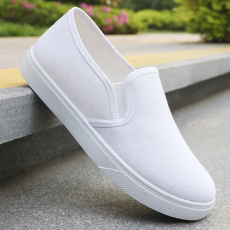 Women's Shoes Summer Breathable Traditional Cloth Shoes Non Slip White Free Shipping