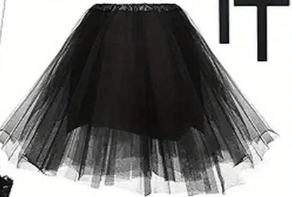 80s women's clothing accessories set includes a pompadour skirt striped glasses lace gloves leg sets earrings and necklaces