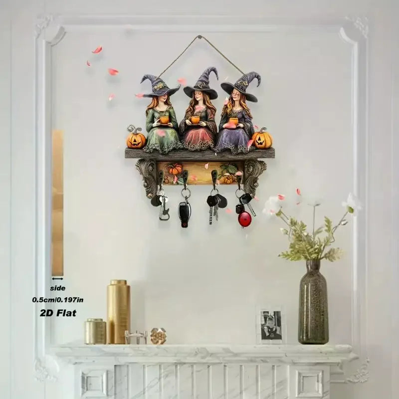 2025 New Exquisite Halloween Wooden Christmas Decor Home Ornaments Holiday Gift Set For Indoor Outdoor Festive Decorations