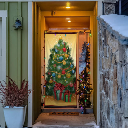 Home Decor Holiday Door Cover Eye-Catching Designs Door Decoration For Indoor Outside