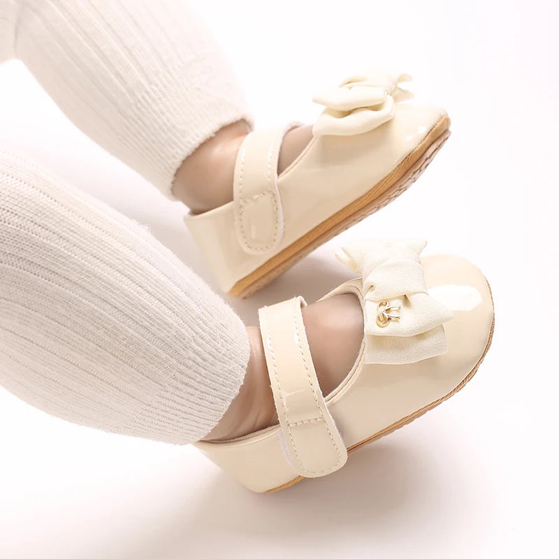 Baby girl princess shoes birthday shoes 0-18 months baby walking shoes bow fashion sweet