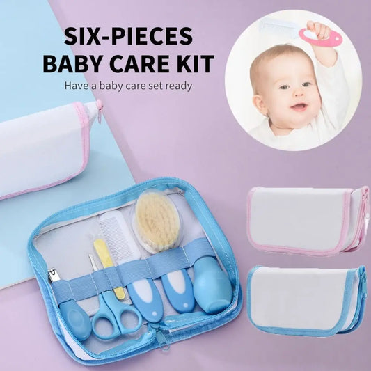 Head Comb Baby Care Kit Brush Sharpener Nursery Care Set Tool Package Nail Clipper Newborn Cleaning Supplies Toddler Gift