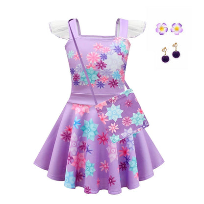 Summer Dress For Girls Mirabel Isabela Casual Dress Kids Clothes Princess Costume Vestidos