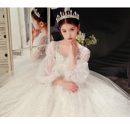 Elegant Dresses for Girls Parties Girls' Concert Dress Kid Girl Dress Short Dresses on Offer Liquidation Girl Party Children