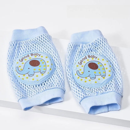 Baby Knee Pads 1 Pair - Thin Summer Crawling Protection, Anti-Fall Learning to Walk Gear for Infants & Toddlers