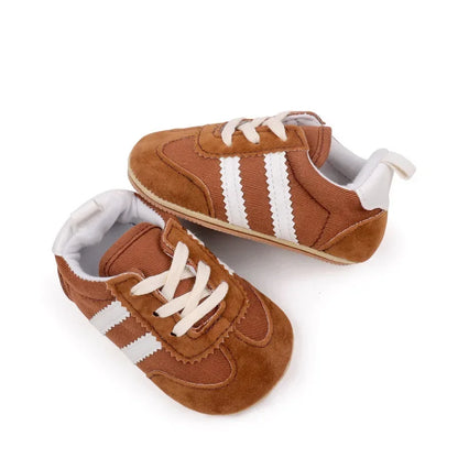First Walkers Casual Newborn Canvas Kids Sneakers Baby Boy Rubber Soft Sole Toddler Crib Shoes