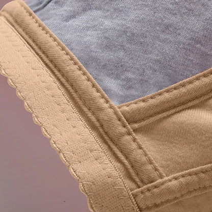 Women'S Underwear Without Steel Ring Bra Front Buckle Lace Border Printed Vest Bra Comfortable Soft Middle-Aged Elderly