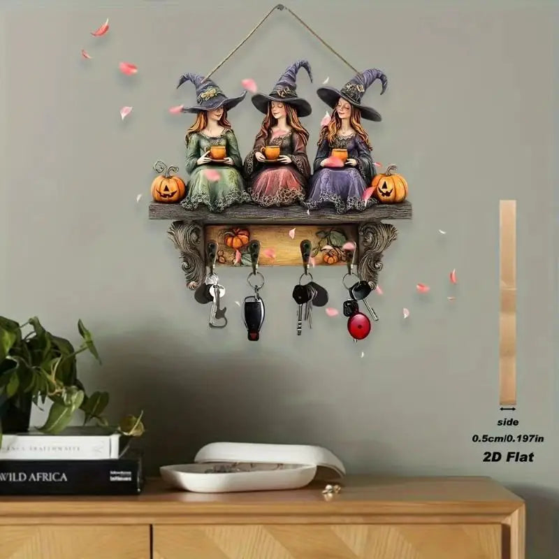 2025 New Exquisite Halloween Wooden Christmas Decor Home Ornaments Holiday Gift Set For Indoor Outdoor Festive Decorations