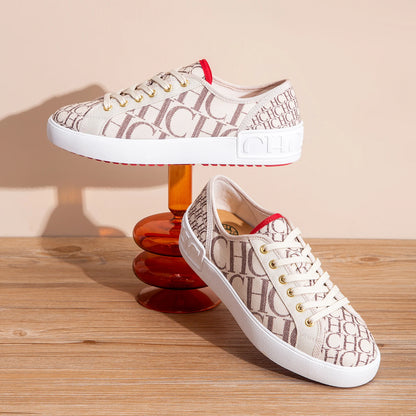 Women's Walking Shoes 2026 Spring New Collection Women's Simple Lace up Outdoor Shoes