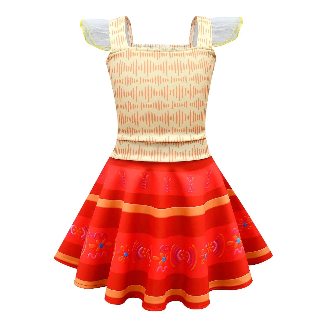 Summer Dress For Girls Mirabel Isabela Casual Dress Kids Clothes Princess Costume Vestidos