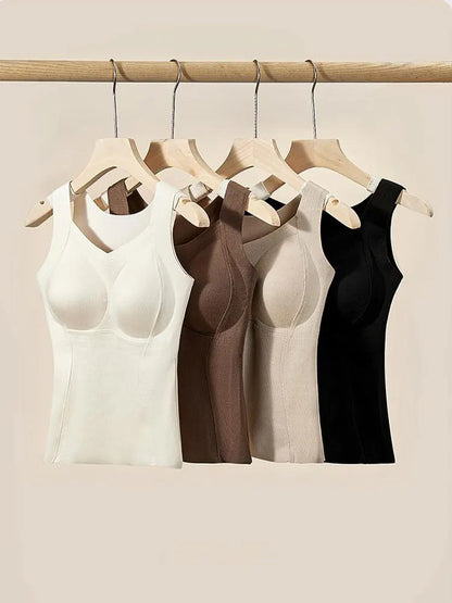 Women Thermal Underwear Vest Winter Clothing Warm Top Inner Wear Thermal Shirt No need to wear Undershirt Intimate