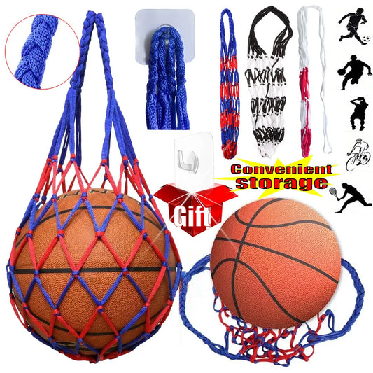 Sports Ball Holder Net Bag, Durable Nylon Carry Storage for Basketball Soccer Football Volleyball Baseball,Exercise Ball Carrier