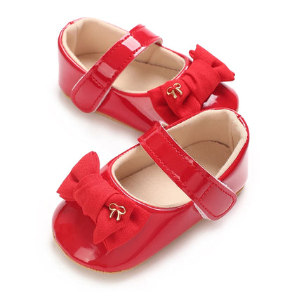 Baby girl princess shoes birthday shoes 0-18 months baby walking shoes bow fashion sweet