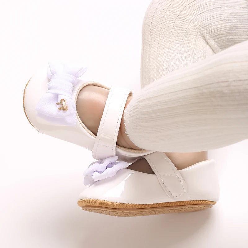 Baby girl princess shoes birthday shoes 0-18 months baby walking shoes bow fashion sweet