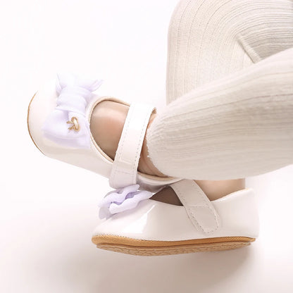 Baby girl princess shoes birthday shoes 0-18 months baby walking shoes bow fashion sweet