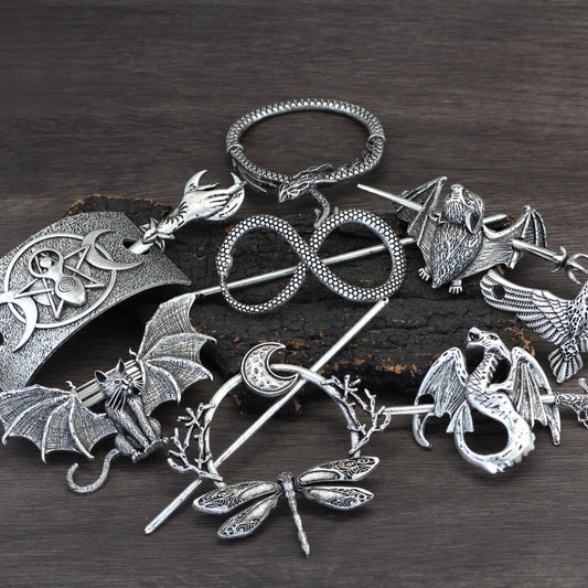 Viking Retro Antique Hair Accessories Hair Sticks Party Dress Witch Headwear Hair Clip Women's Exquisite Accessories