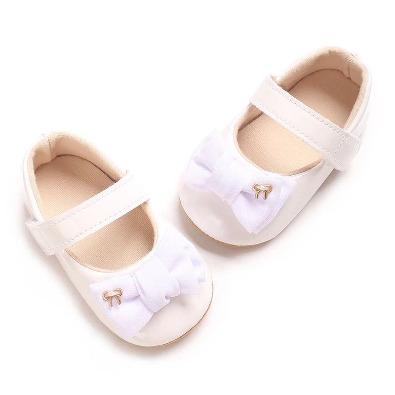 Baby girl princess shoes birthday shoes 0-18 months baby walking shoes bow fashion sweet