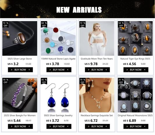 Women's Rainbow Stone Jewelry Set: Necklace, Pendant, Ring & Earrings, Fashion Party Jewelry