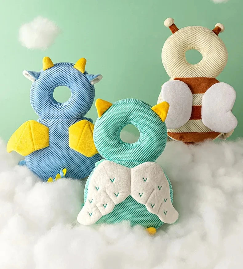 Toddler Safety Backpack Head Protector Baby Walking Crash Cushion Anti-Fall Pillow Learning To Walk Infant Fall Protection Gear