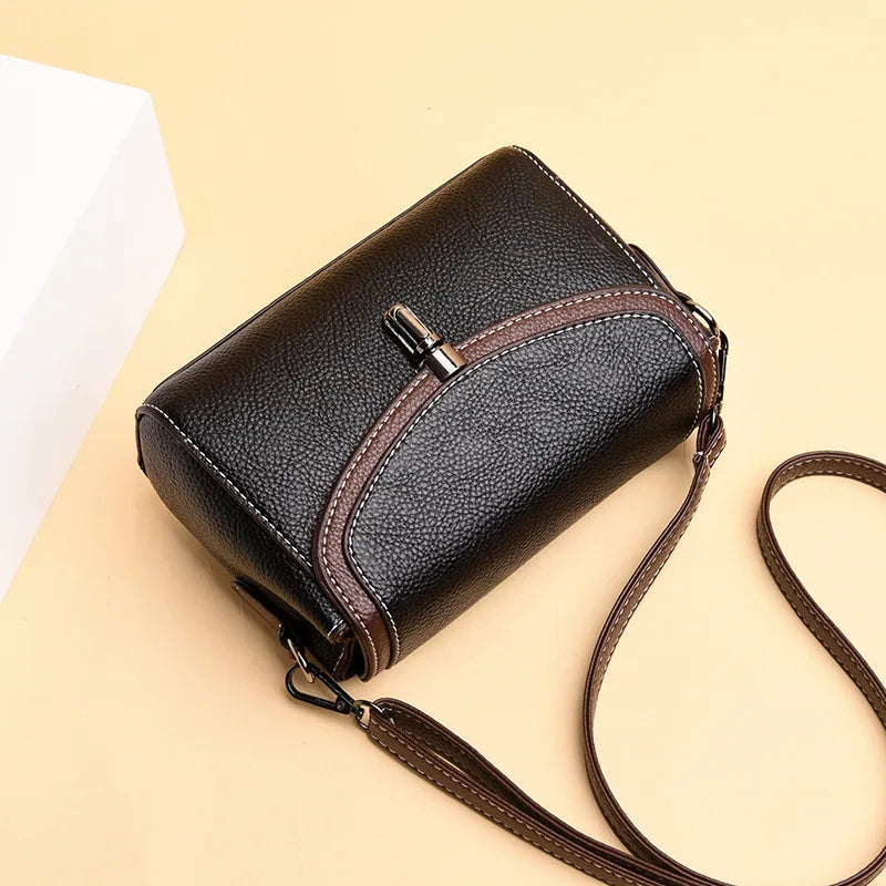 Women's bag 2025 new fashion versatile temperament simple small square bag ins women's bag single shoulder crossbody bag