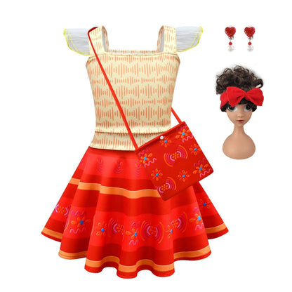 Summer Dress For Girls Mirabel Isabela Casual Dress Kids Clothes Princess Costume Vestidos