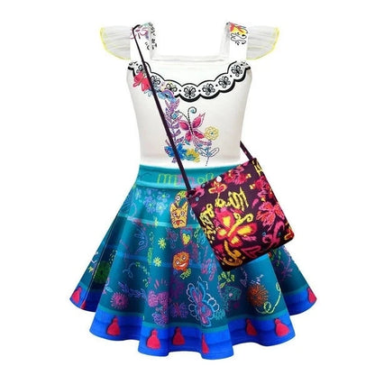 Summer Dress For Girls Mirabel Isabela Casual Dress Kids Clothes Princess Costume Vestidos