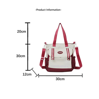 Women's Tote Bag, Large Capacity Daily Handbag, Travel Bucket Shoulder Bag, Fashion Messenger Bag,Campus School Bags Satchel