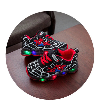 Children Luminous Shoes For Boys Gilrs New LED Lighted Soft Spring Baby Kids Sneakers Infant Tennis Breathable