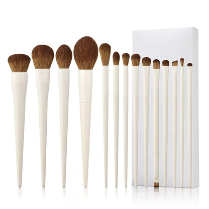 Makeup Brushes 14pc Makeup Brush set Synthetic Foundation Brush Powder Contour Eyeshadow Liner Blending Highlight