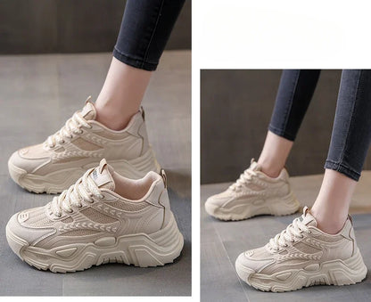 Sports Shoes for Women Athletic Round Toe High on Platform Woman Footwear Sneakers Sale Designer Luxury Offers Vulcanized Shoe H