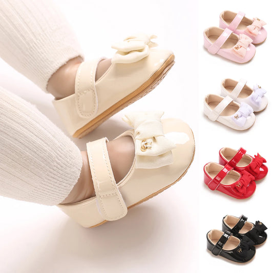 Baby girl princess shoes birthday shoes 0-18 months baby walking shoes bow fashion sweet