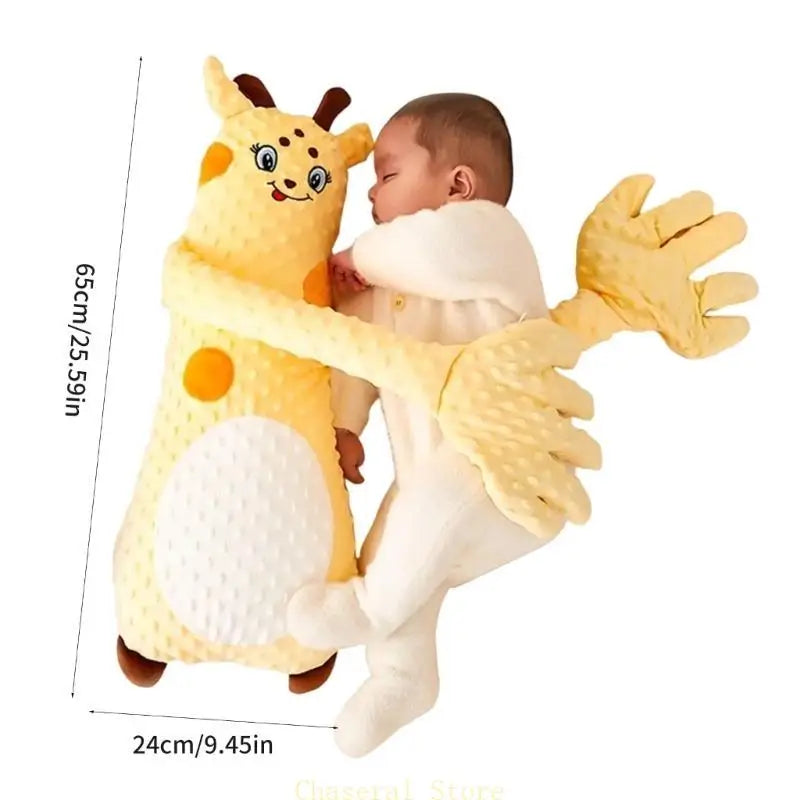 Baby Sleep Aid Mood Comforting Hand Toy for Infant and Toddler with 3-gear Adjustable Patting Speed and Cartoon Look
