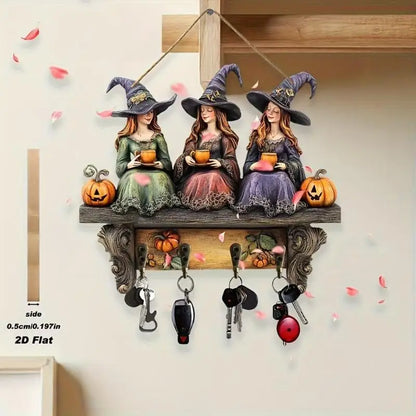2025 New Exquisite Halloween Wooden Christmas Decor Home Ornaments Holiday Gift Set For Indoor Outdoor Festive Decorations