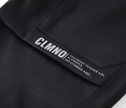 Boys Fashion Letter Print Cotton Cargo Pants 5-14 Years Spring Autumn Casual Sweatpants for Daily Outdoor Kids Clothes