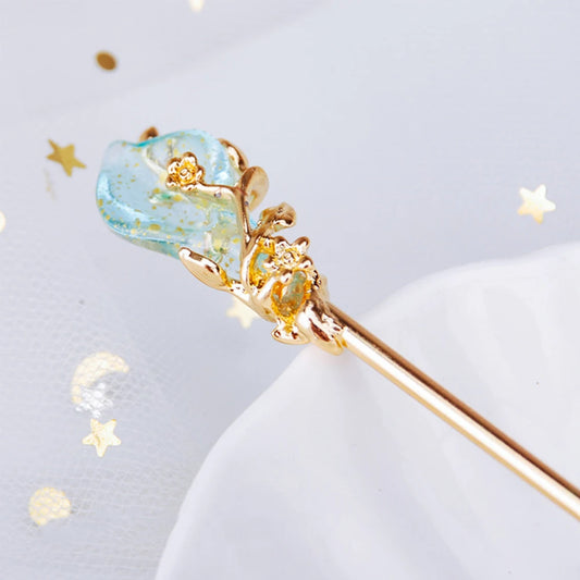Headwear Women Hanfu Accessories Rhinestone Vintage Chinese Style Hair Accessories Hair Stick Hair Chopsticks Metal Hairpin