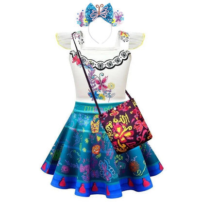 Summer Dress For Girls Mirabel Isabela Casual Dress Kids Clothes Princess Costume Vestidos